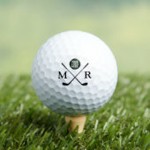 Balles De Golf Image de logo et monogramme d'initiales (T-shirt Insitu)
