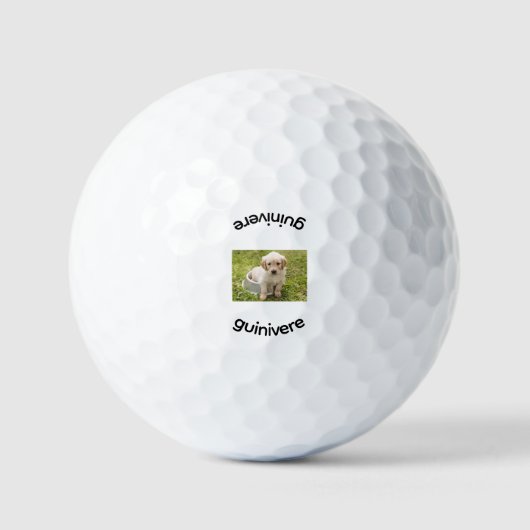 Balles De Golf Image de remplacement personnalisée (Recto)
