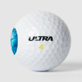 Balles De Golf imaginaire bleu dauphin (Logo)