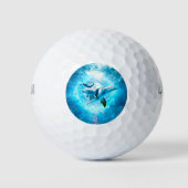 Balles De Golf imaginaire bleu dauphin (Devant)