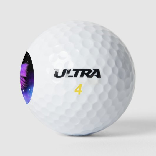 Balles De Golf Imaginaire spatial Papillon cosmique (Logo)