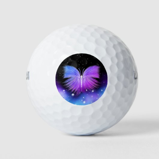 Balles De Golf Imaginaire spatial Papillon cosmique (Devant)