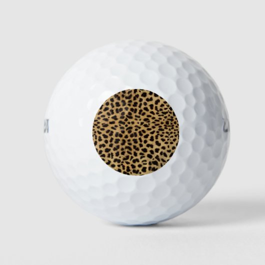 Balles De Golf Impression Cheetah (Devant)