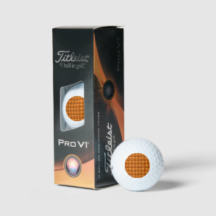 Balles De Golf Impression de tarte orange contrôlée,