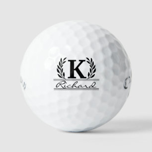 Balles De Golf Impression personnalisée Monogramme Hip personna