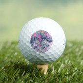 Balles De Golf Impressionnisme Champ de Fleurs Sauvages -Rose (T-shirt Insitu)
