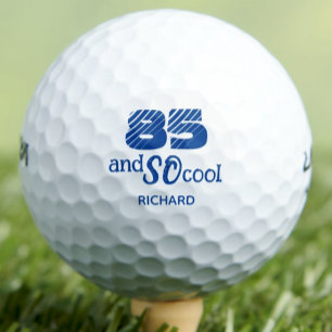 Balles De Golf Incroyable 85e Anniversaire Papa Bleu Foncé Person
