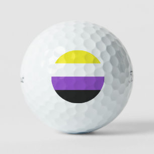 Balles De Golf Indicateur de fierté non binaire