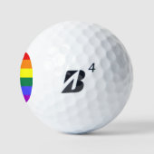 Balles De Golf Indicateur de la fierté arc-en-ciel (Logo)
