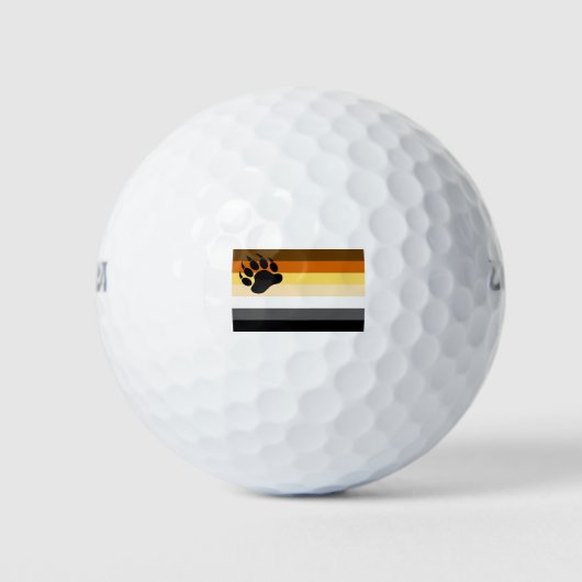 Balles De Golf Indicateur de la fierté de l'ours (Devant)
