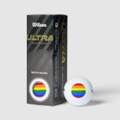 Balles De Golf Indicateur Gay pride arc-en-ciel (Emballage)