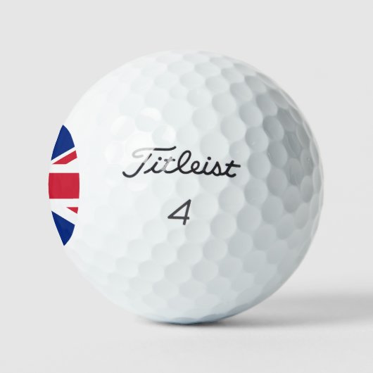 Balles De Golf Indicateur Union Jack tpv1 gbcnt (Logo)