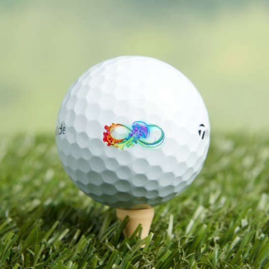 Balles De Golf Infinity avec Rainbow Jellyfish (T-shirt Insitu)