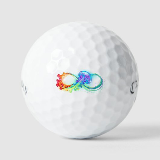Balles De Golf Infinity avec Rainbow Jellyfish (Recto)