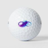 Balles De Golf Infinity with purple feather (Devant)