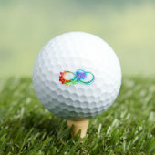 Balles De Golf Infinity with Rainbow Jellyfish (T-shirt Insitu)