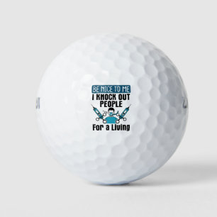 Balles De Golf Infirmière de CRNA Anesthésiste anesthésiste