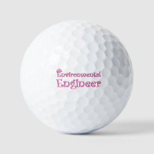 Balles De Golf Ingénieur De l'environnement rose