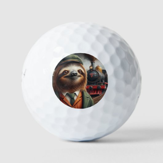 Balles De Golf Ingénieur de train Sloth (Devant)