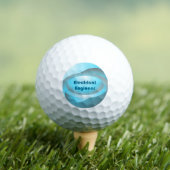 Balles De Golf Ingénieur électrique bleu (T-shirt Insitu)