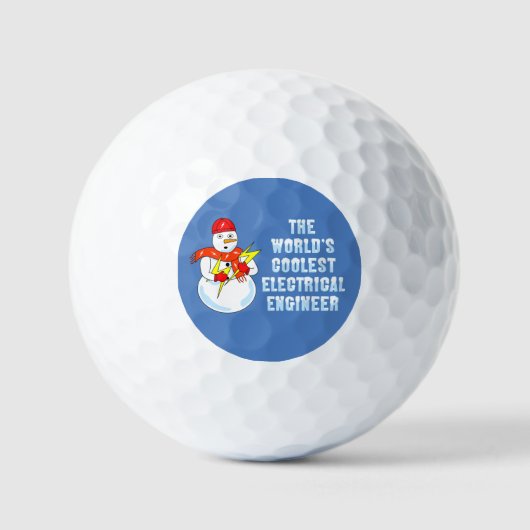 Balles De Golf Ingénieur électrique le plus froid (Recto)