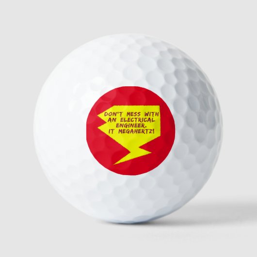 Balles De Golf Ingénieur Foudre (Recto)