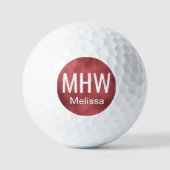 Balles De Golf Initiale (Recto)