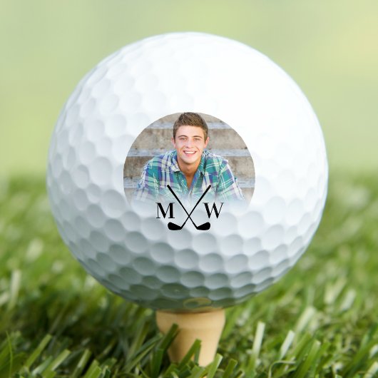 Balles De Golf Initiales de monogramme Photo