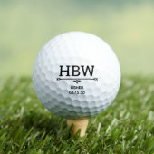 Balles De Golf Initiales des appariteurs (T-shirt Insitu)