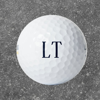 Balles De Golf Initiales simples