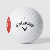 Balles De Golf Initiales simples Monogrammes de Golfer moderne Co (Logo)