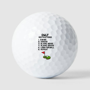 Balles De Golf Instruction de golf Swing Sweer au trou du drapeau