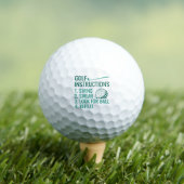 Balles De Golf Instructions de golf (T-shirt Insitu)