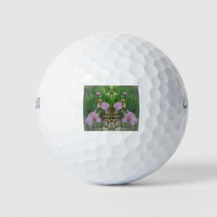 Balles De Golf Iris Floral Fantastique Surrealiste
