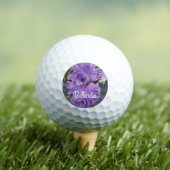 Balles De Golf Iris Iris Lavande Florale Fleur Violet (T-shirt Insitu)