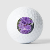 Balles De Golf Iris Iris Lavande Florale Fleur Violet (Recto)