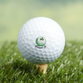 Balles De Golf Irish Pride Golf Balls - Shamrock Drapeau Design (T-shirt Insitu)
