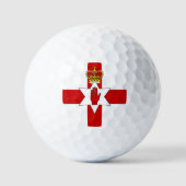 Balles De Golf Irlande du Nord Golf Ball, drapeau irlandais Ulste (Recto)