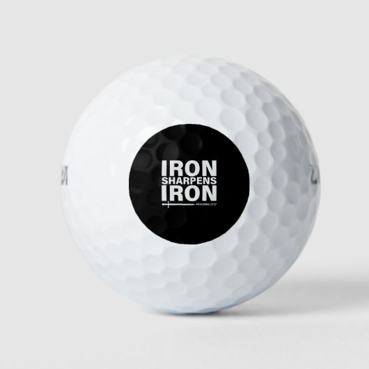 Balles De Golf Iron Sharpens Iron (Set of 3) (Devant)