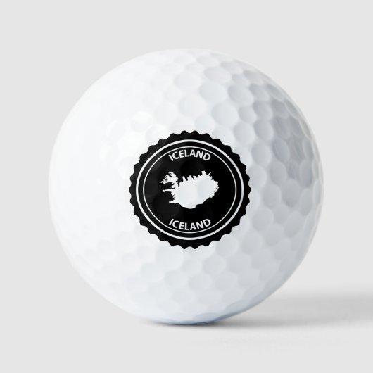 Balles De Golf Islande (Recto)
