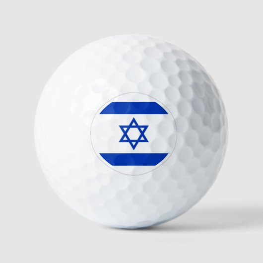 Balles De Golf Israel Golf Balls, Israel Flag Golfers / Patriotes (Recto)