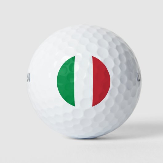 Balles De Golf Italie Drapeau Italien Patriotique (Devant)