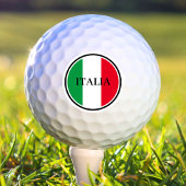 Balles De Golf Italie Drapeau italien Rouge Blanc Vert Italia