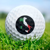 Balles De Golf Italie Drapeau italien Rouge Blanc Vert Italia Car