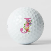 Balles De Golf J Floral (Recto)