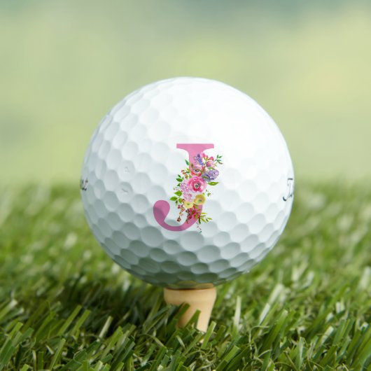 Balles De Golf J Floral (T-shirt Insitu)
