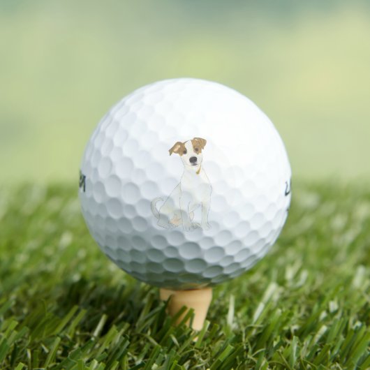 Balles De Golf Jack Russell Terrier (T-shirt Insitu)