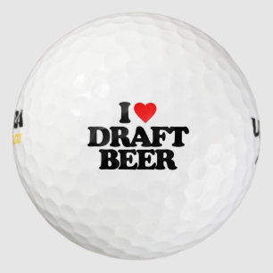 BALLES DE GOLF J'ADORE LA BIÈRE PROJET