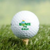 Balles De Golf J'adore le golf ! (T-shirt Insitu)