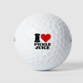 BALLES DE GOLF J'ADORE LE JUS DE CHICKLE (Devant)
